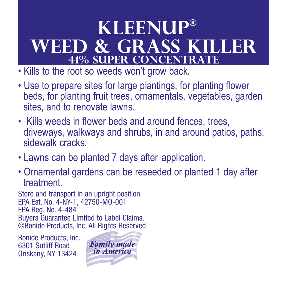 Bonide KleenUp 41% Conc.  User Manual | 8 pages
