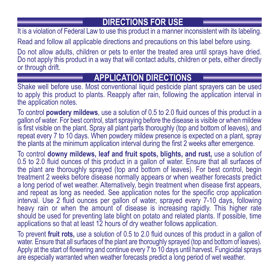 Bonide Liquid Copper Conc. User Manual | Page 2 / 12
