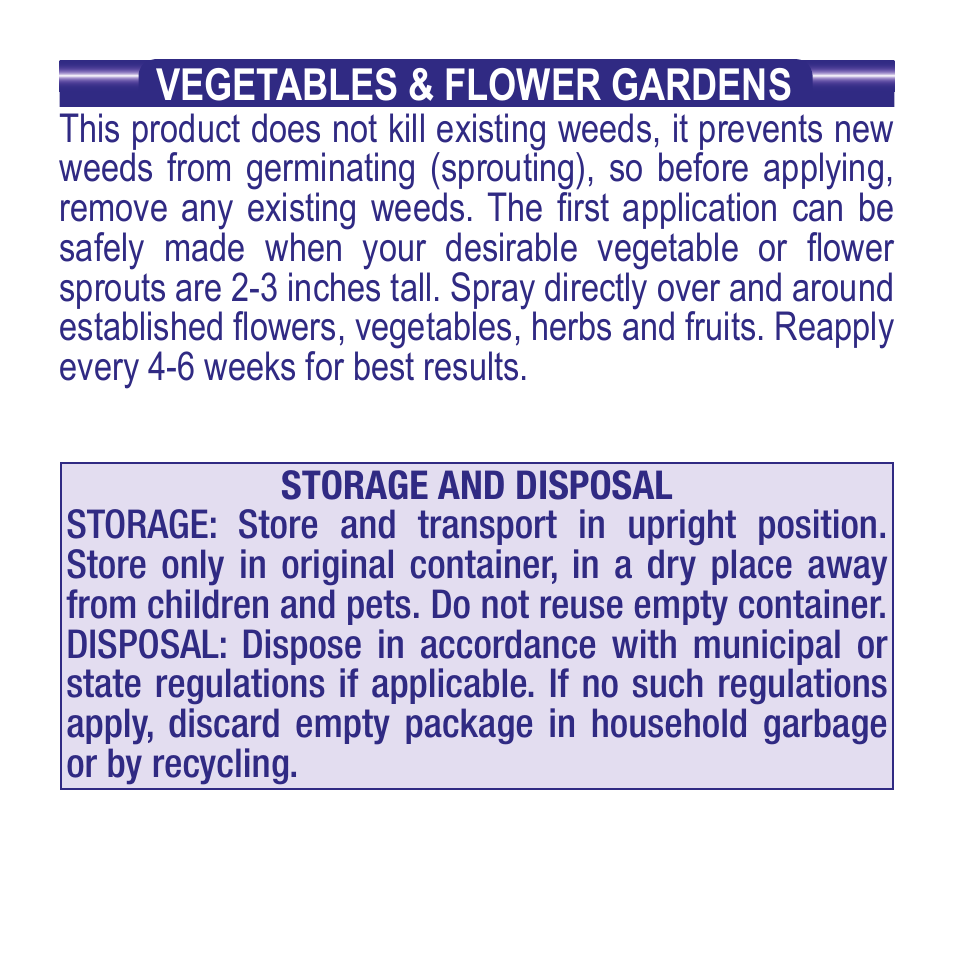 Bonide MAIZE Weed Preventer User Manual | Page 6 / 8