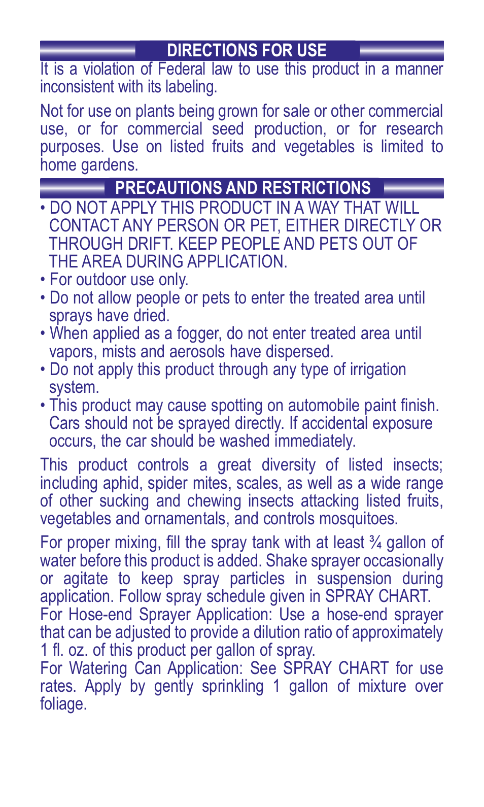 Bonide Malathion Conc. User Manual | Page 2 / 12