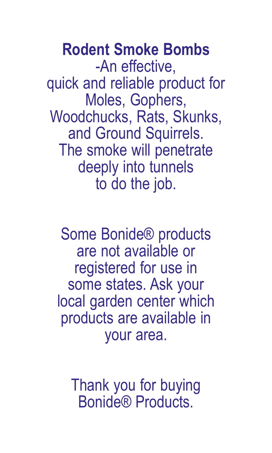 Bonide Moletox II  User Manual | Page 8 / 8