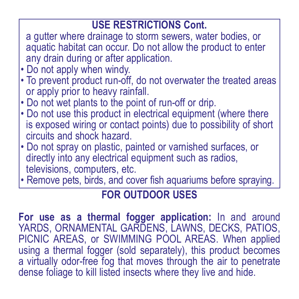 Bonide Mosquito Beater Flying Insect Fog  User Manual | Page 3 / 8