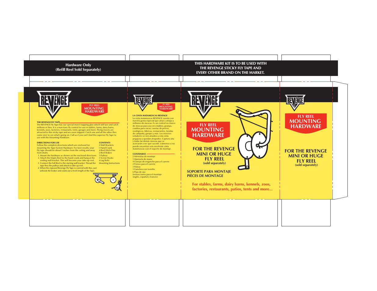 Bonide Mounting Hardware - Fly Tapes User Manual | 1 page