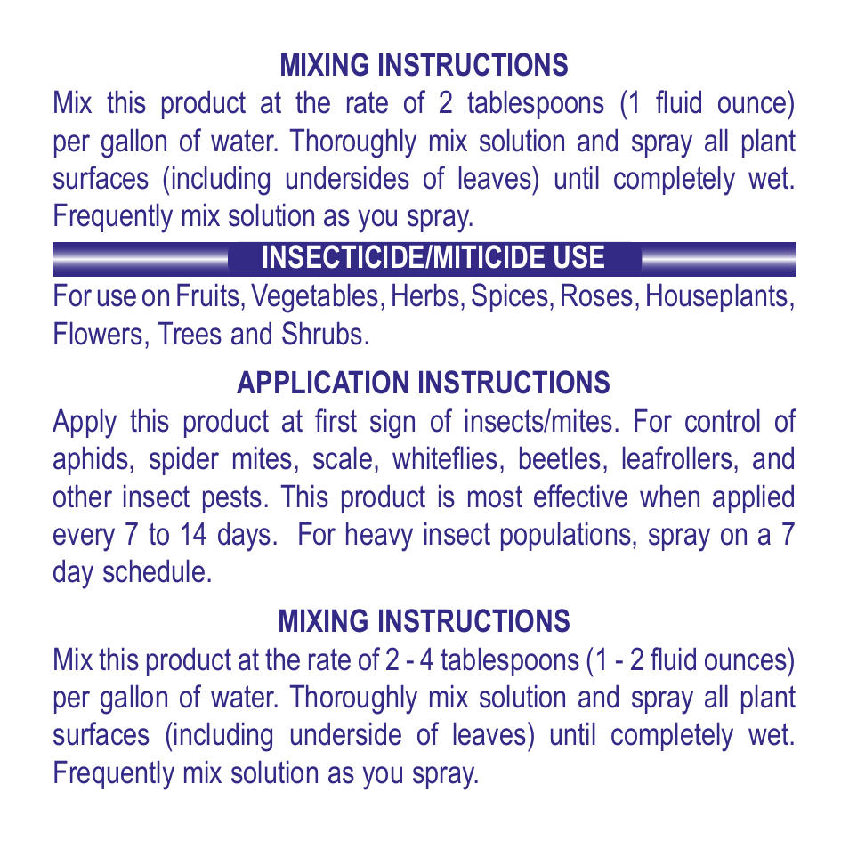 Bonide Neem Oil Conc.  User Manual | Page 5 / 8