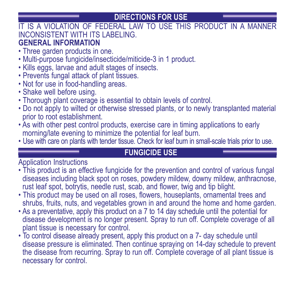 Bonide Neem Oil RTU  User Manual | Page 2 / 4