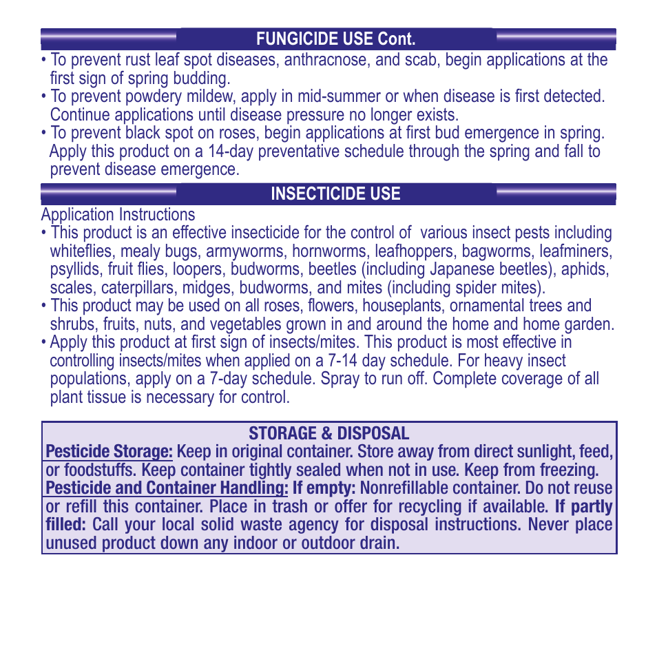 Bonide Neem Oil RTU  User Manual | Page 3 / 4