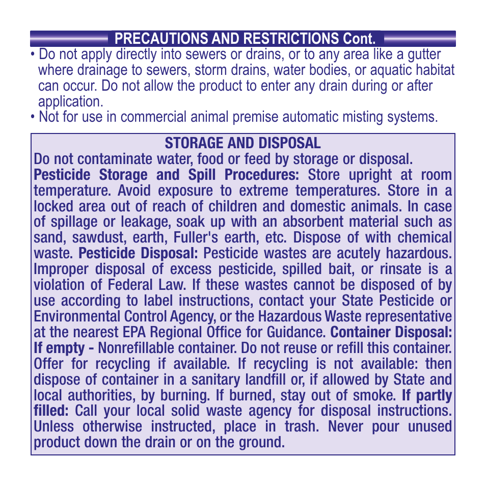 Bonide POUR-ON Fly and Lice Control User Manual | Page 5 / 8