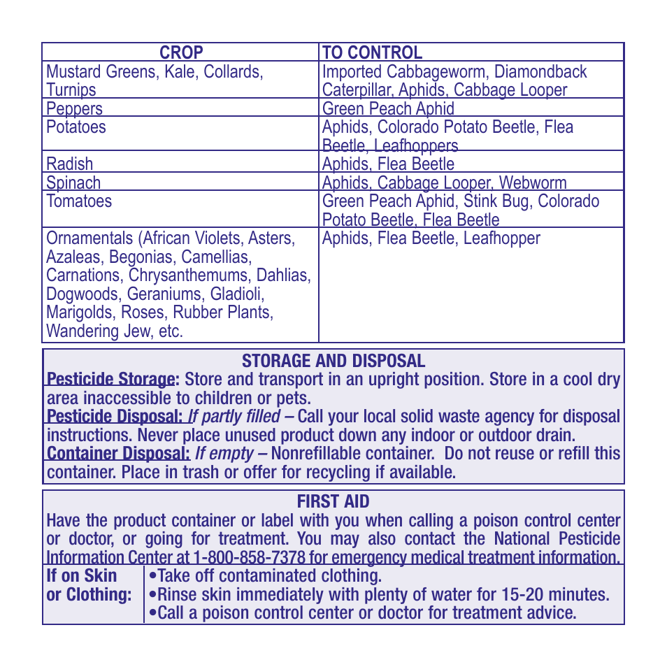 Bonide Pyrethrin Garden Insect Spray User Manual | Page 3 / 4