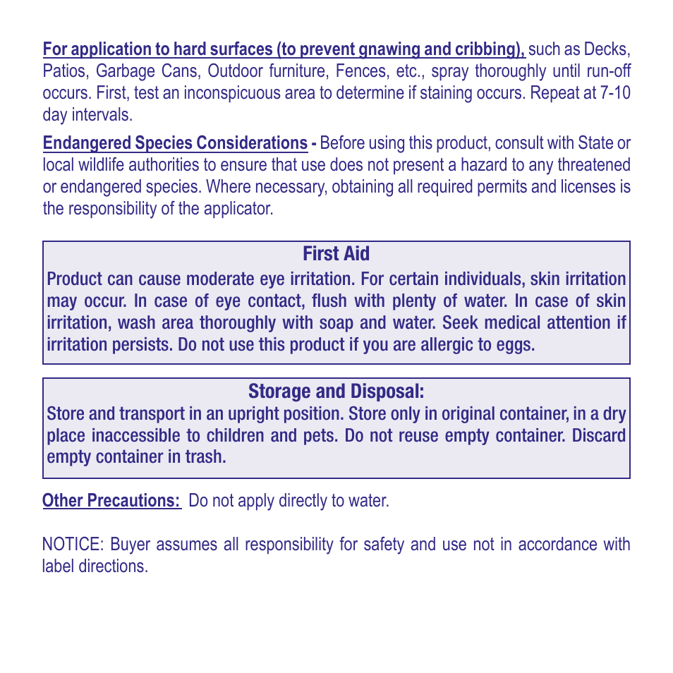 Bonide Repels-All RTS User Manual | Page 4 / 4