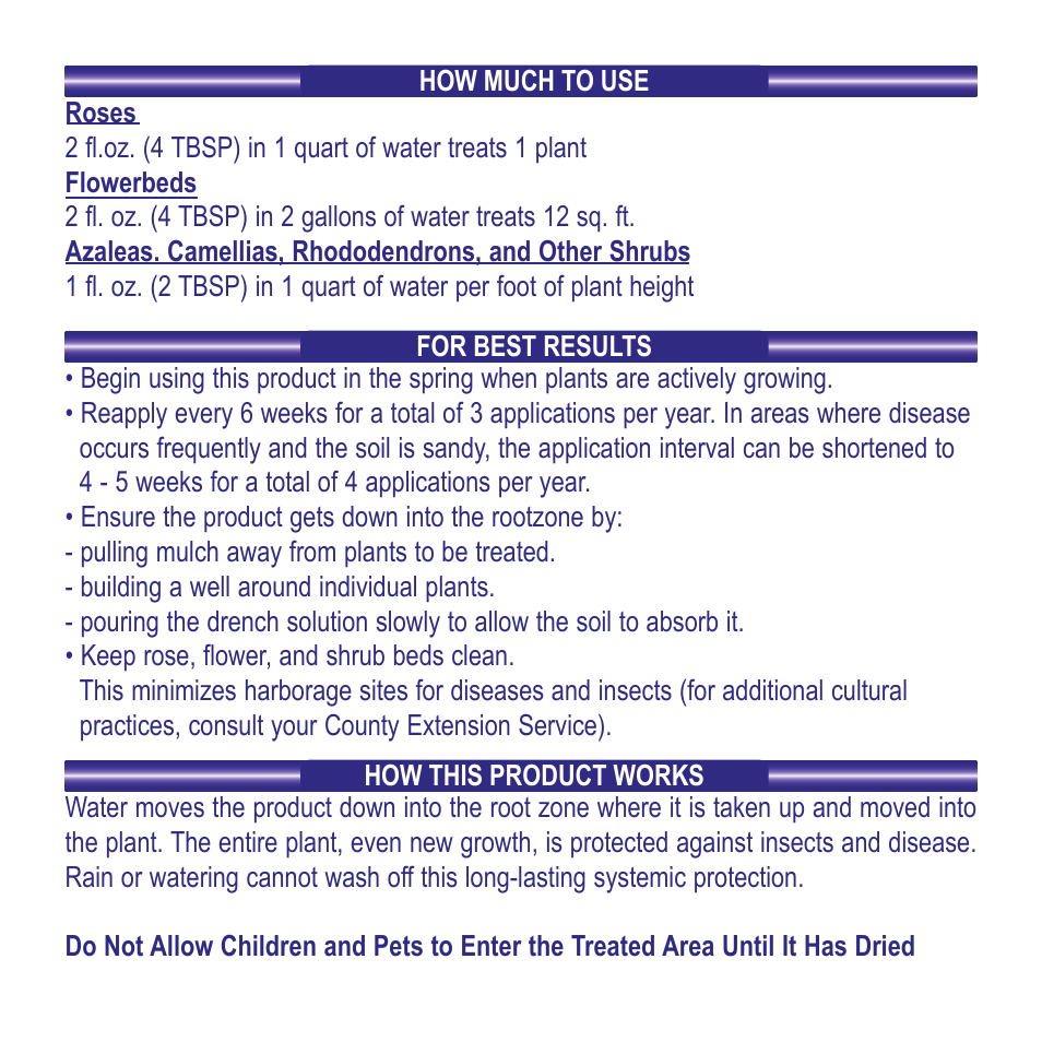 Bonide Rose Rx Systemic Drench User Manual | Page 3 / 8