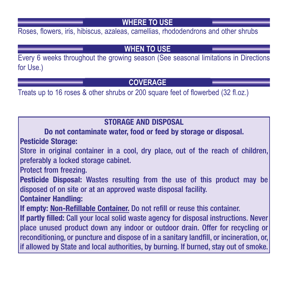Bonide Rose Rx Systemic Drench User Manual | Page 5 / 8