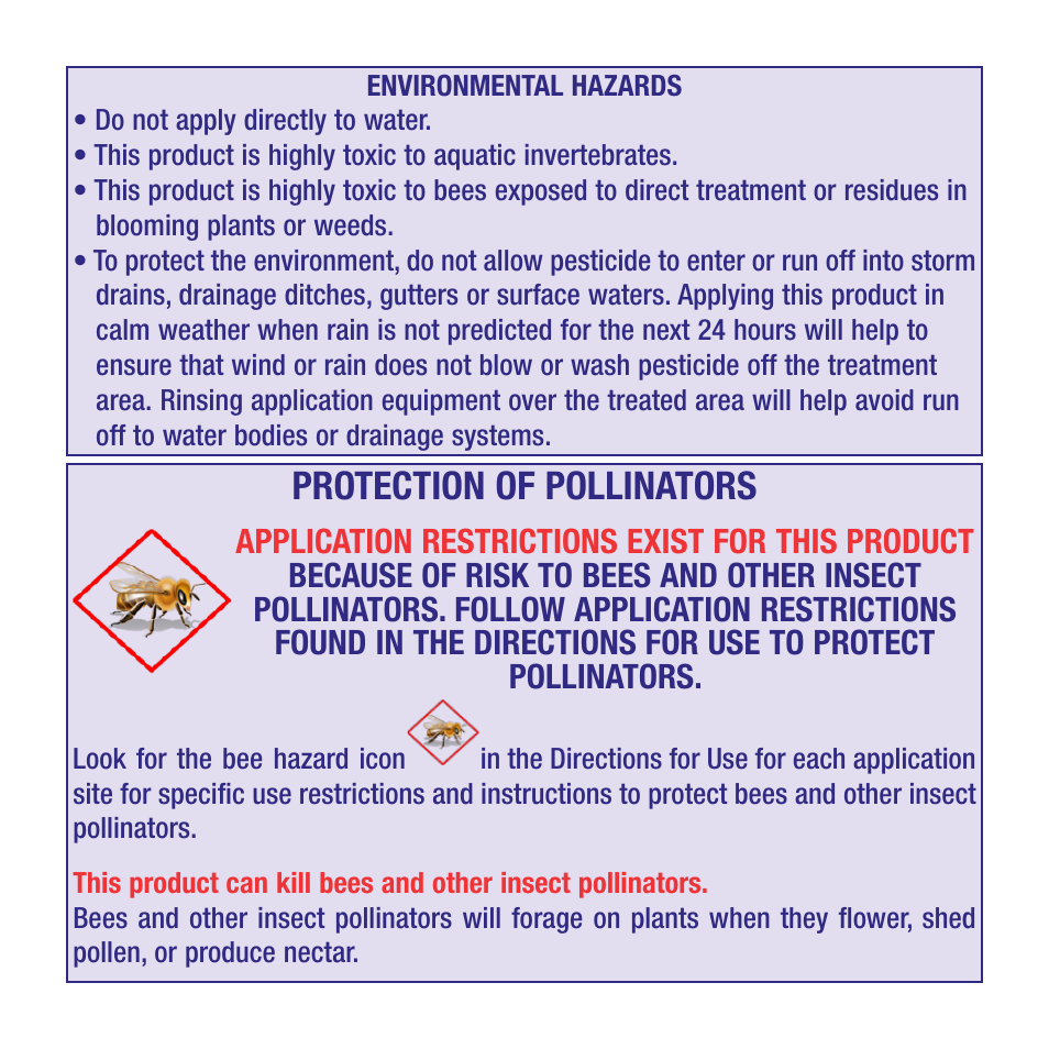 Protection of pollinators | Bonide Rose Rx Systemic Drench User Manual | Page 7 / 8