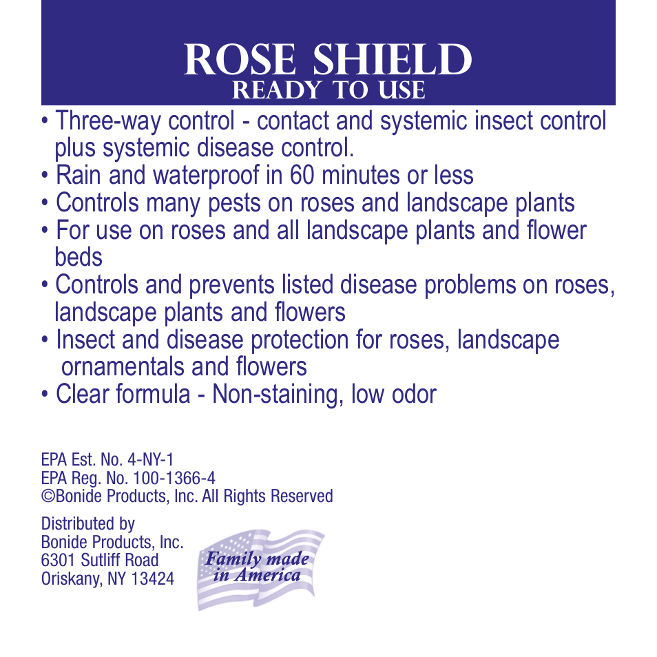 Bonide Rose Shield User Manual | 8 pages