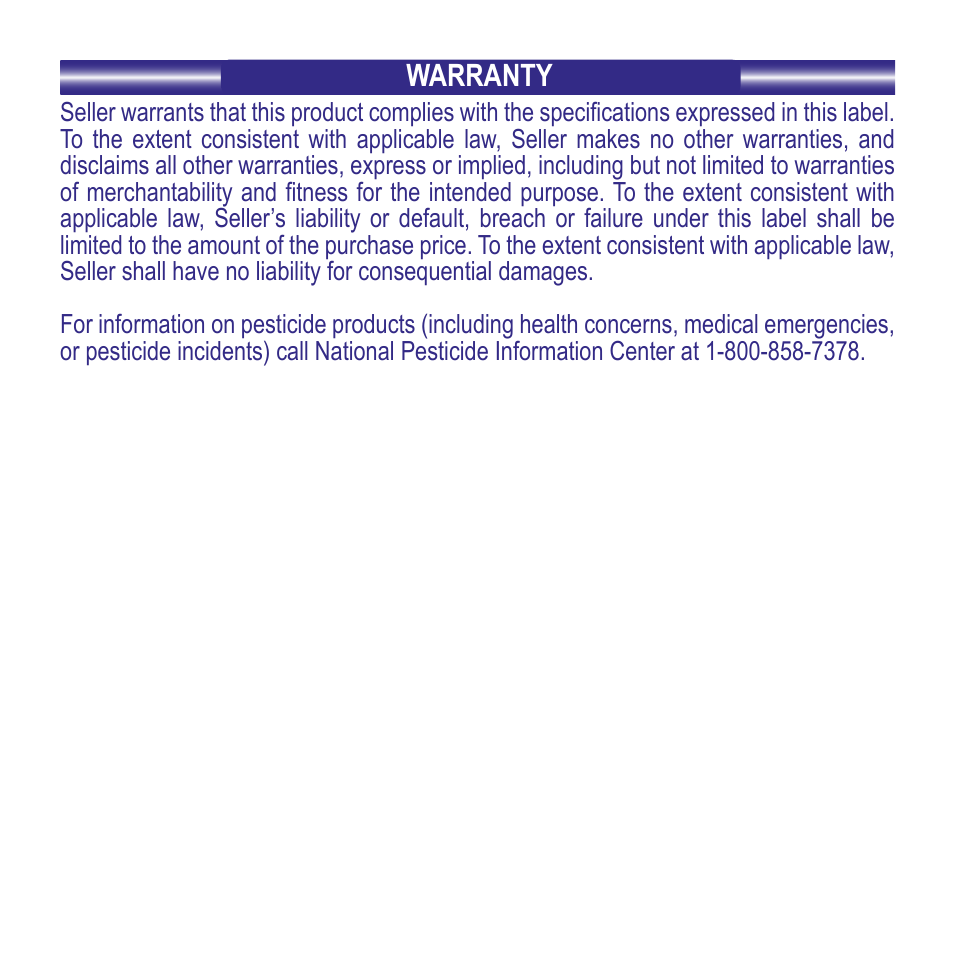 Bonide Sedge Ender Conc. User Manual | Page 12 / 12