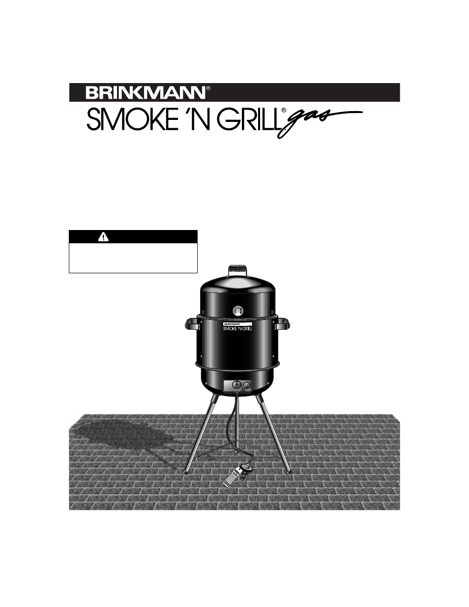 Brinkmann Smoke 'N Grill Outdoor Gas Cooker 810-5600-0 User Manual | 16 pages