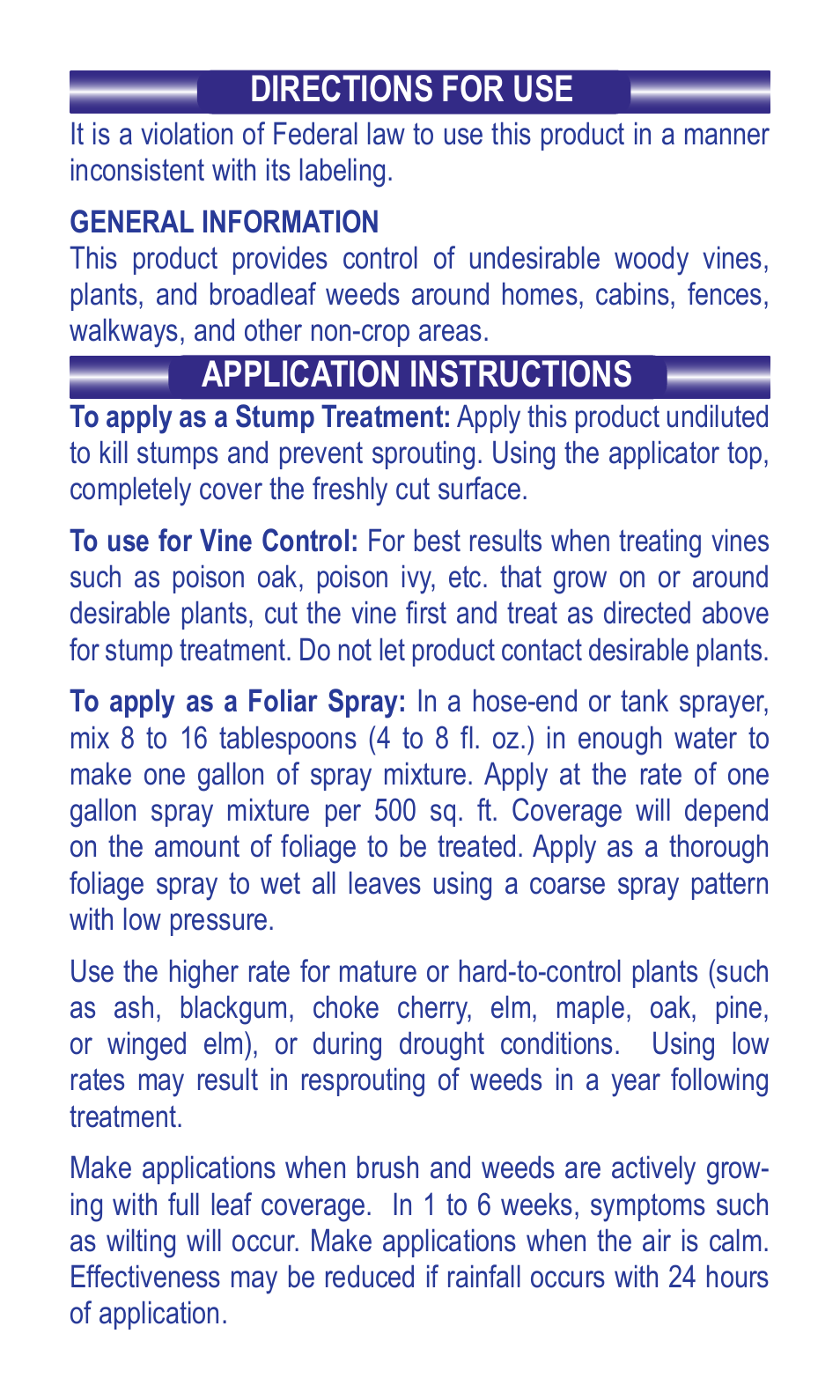 Bonide Stump Out Stump and Vine Killer User Manual | Page 2 / 8
