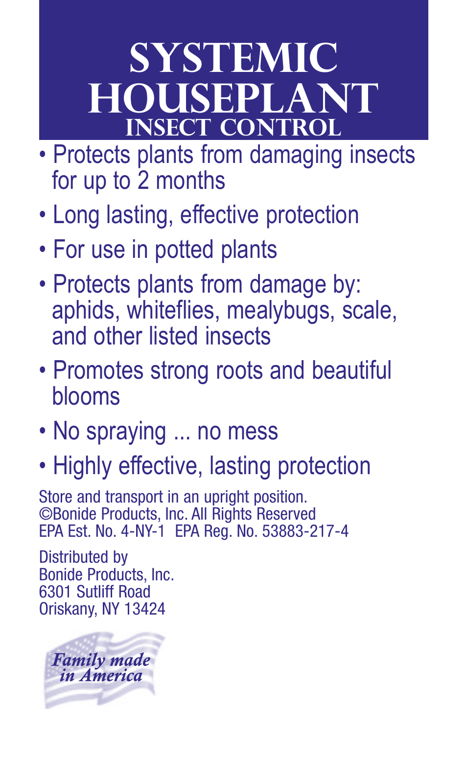 Bonide Systemic Houseplant User Manual | 8 pages