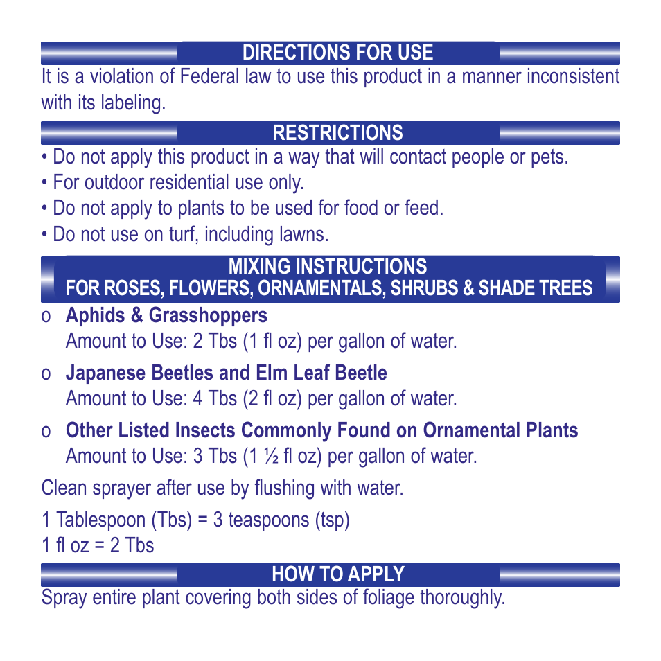 Bonide Systemic Insect Control User Manual | Page 2 / 8