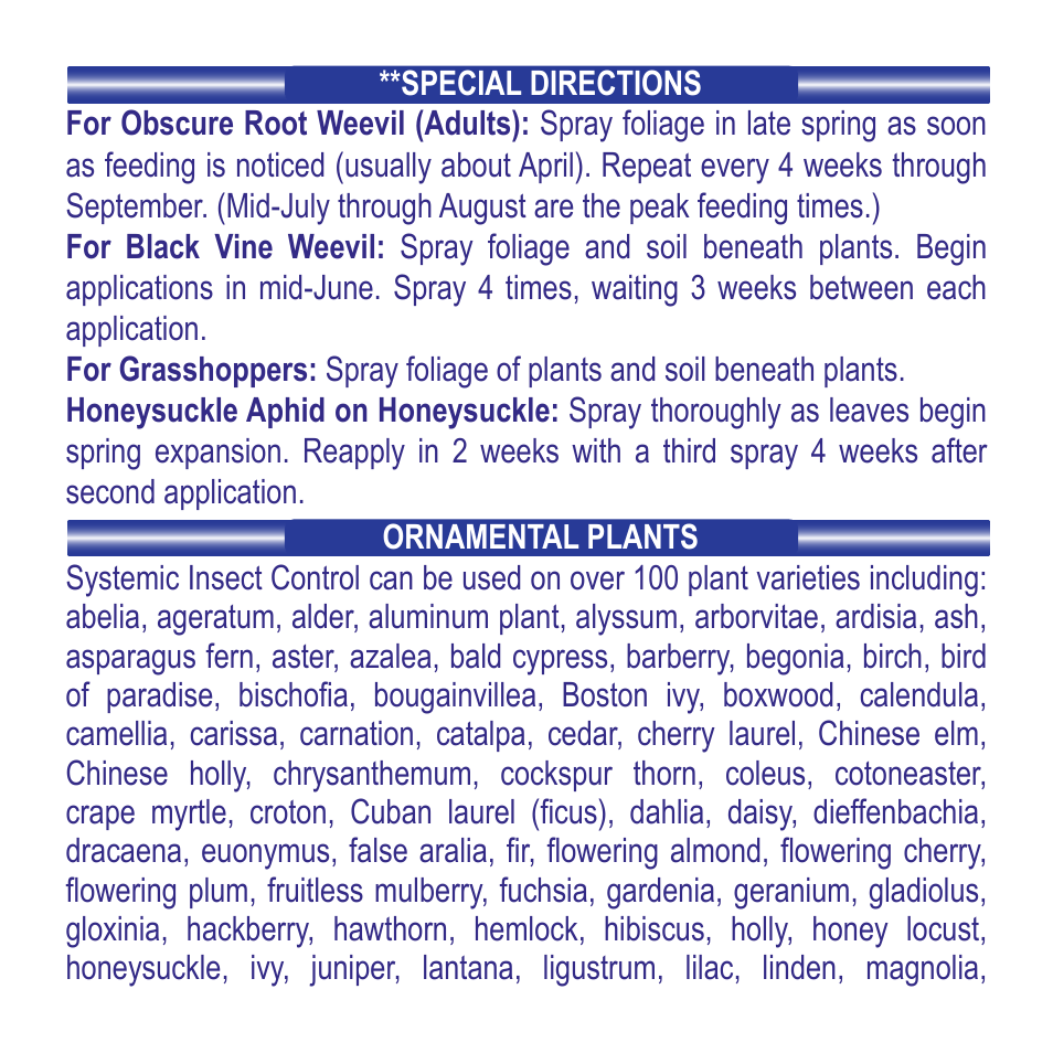 Bonide Systemic Insect Control User Manual | Page 4 / 8