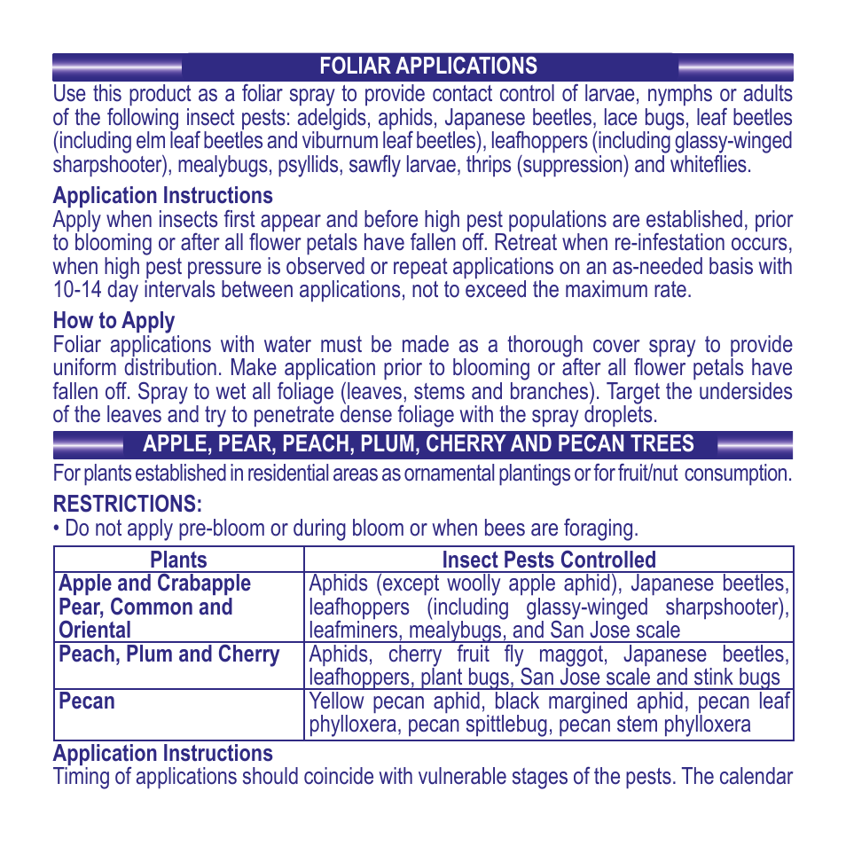 Bonide Systemic Insect Spray RTS User Manual | Page 4 / 12