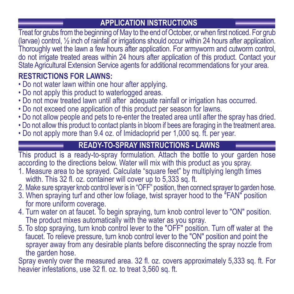 Bonide Systemic Insect Spray RTS User Manual | Page 9 / 12