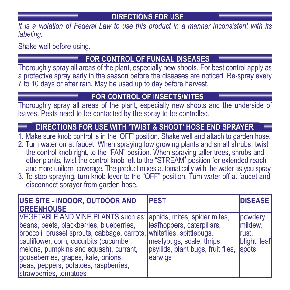 Bonide Tomato & Vegetable 3 in 1 RTS User Manual | Page 2 / 4