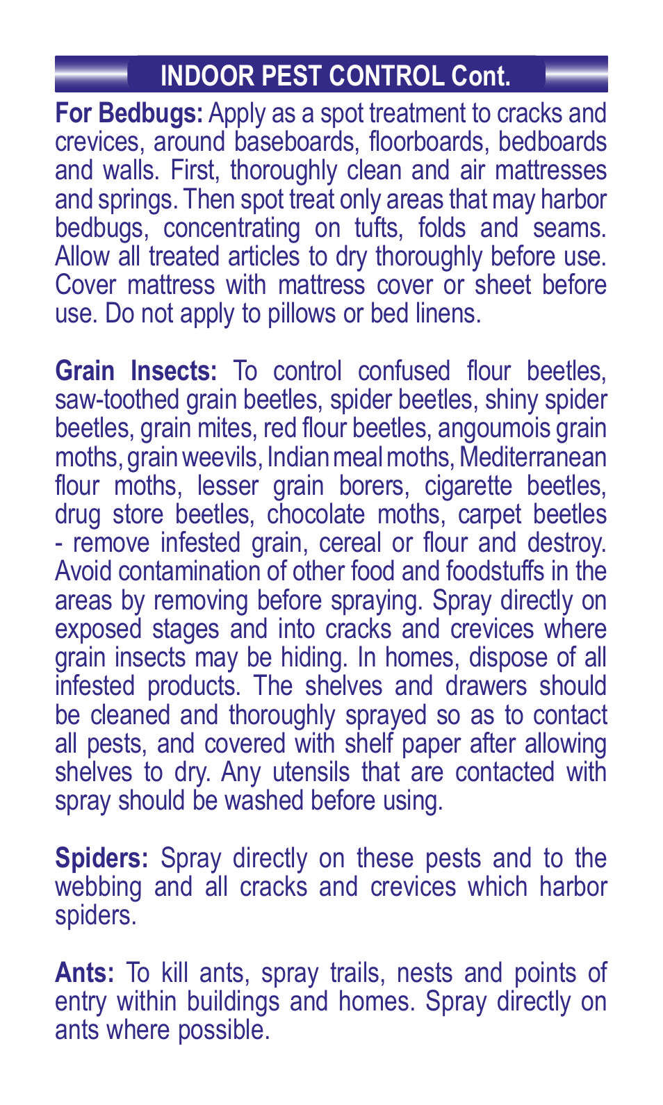 Bonide TOTAL Pest Control-Indoor Conc. User Manual | Page 5 / 12