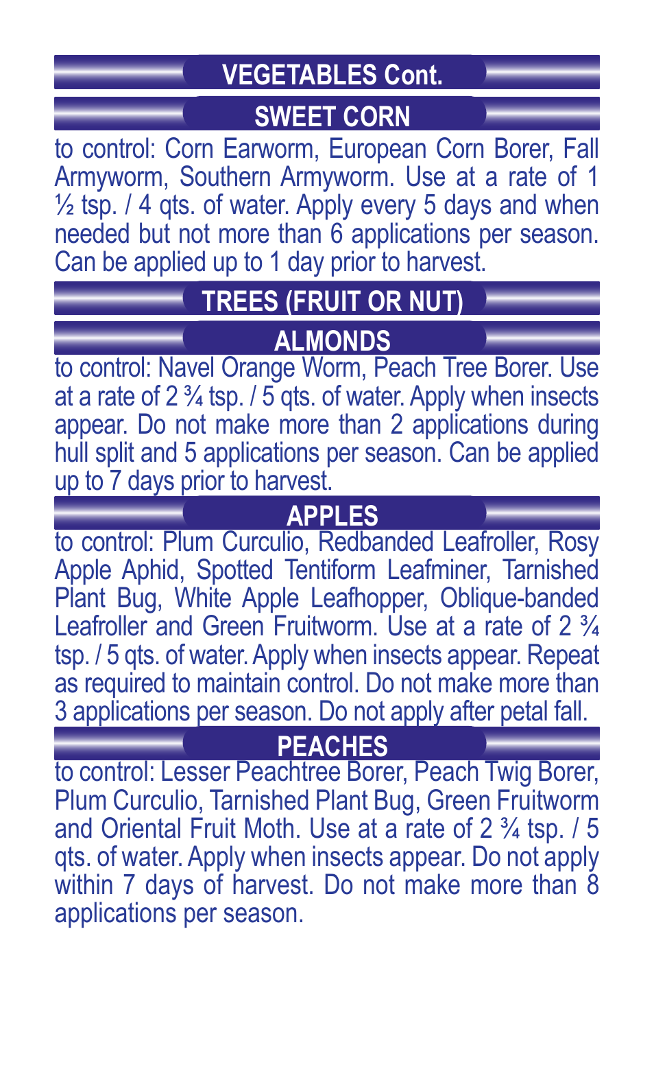 Bonide TOTAL Pest Control-Outdoor Conc.  User Manual | Page 5 / 12