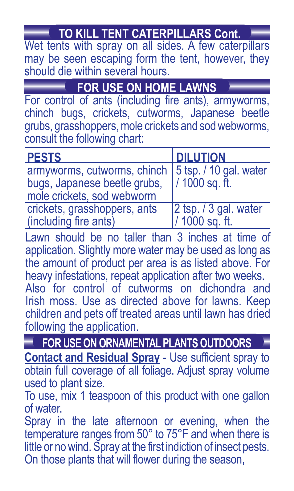 Bonide TOTAL Pest Control-Outdoor Conc.  User Manual | Page 7 / 12