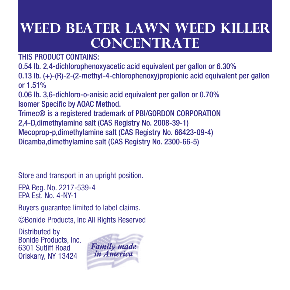 Bonide Weed Beater Lawn Weed Killer Conc. User Manual | 12 pages