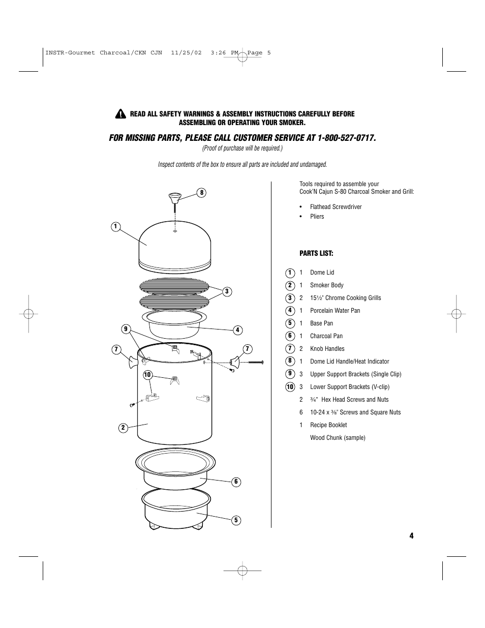 Brinkmann S-80 User Manual | Page 5 / 16