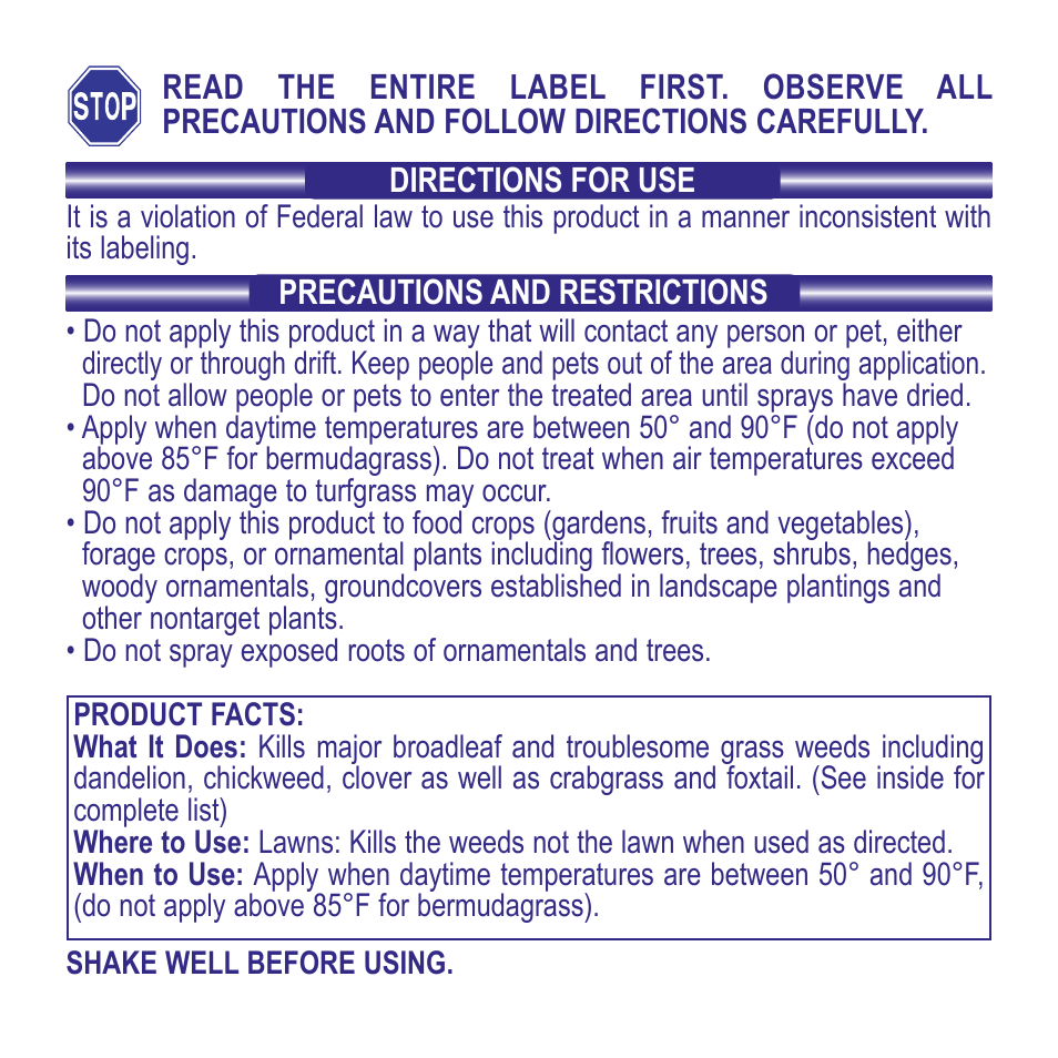 Bonide Weed Beater Plus Crabgrass and Broadleaf Weed Killer User Manual | Page 2 / 8