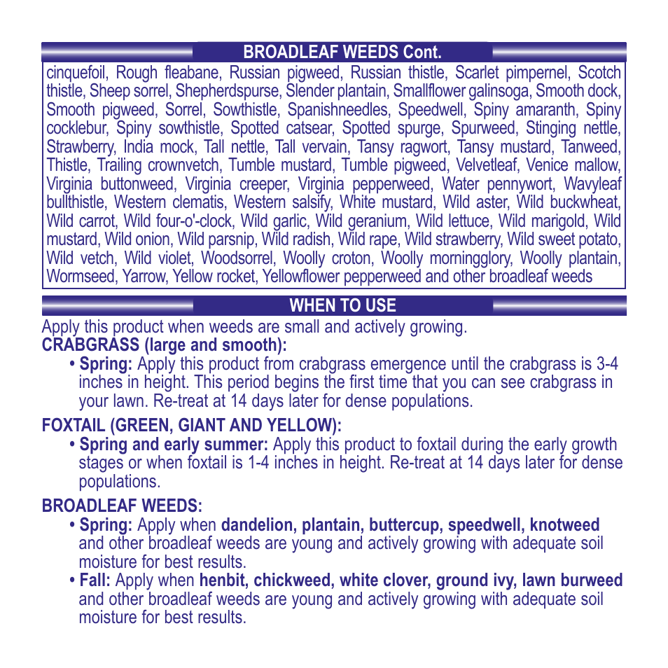 Bonide Weed Beater Plus Crabgrass and Broadleaf Weed Killer User Manual | Page 5 / 8