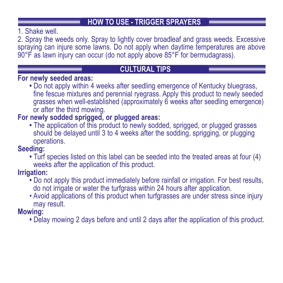 Bonide Weed Beater Plus Crabgrass and Broadleaf Weed Killer User Manual | Page 6 / 8
