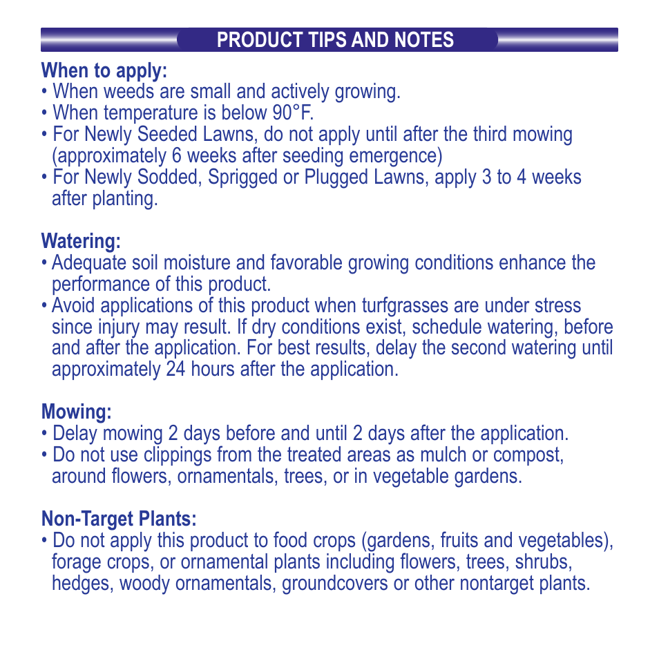 Bonide Weed Beater Plus RTS User Manual | Page 4 / 8