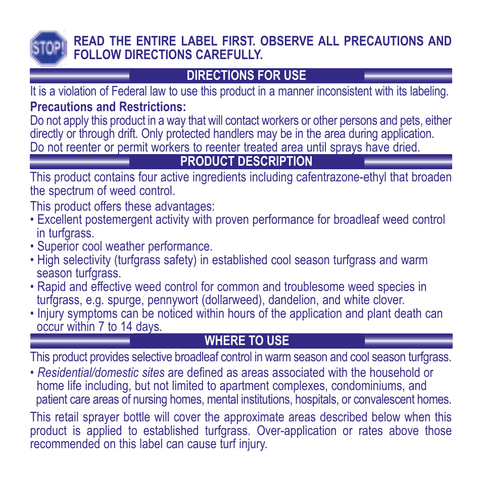 Bonide Weed Beater ULTRA RTS  User Manual | Page 2 / 12