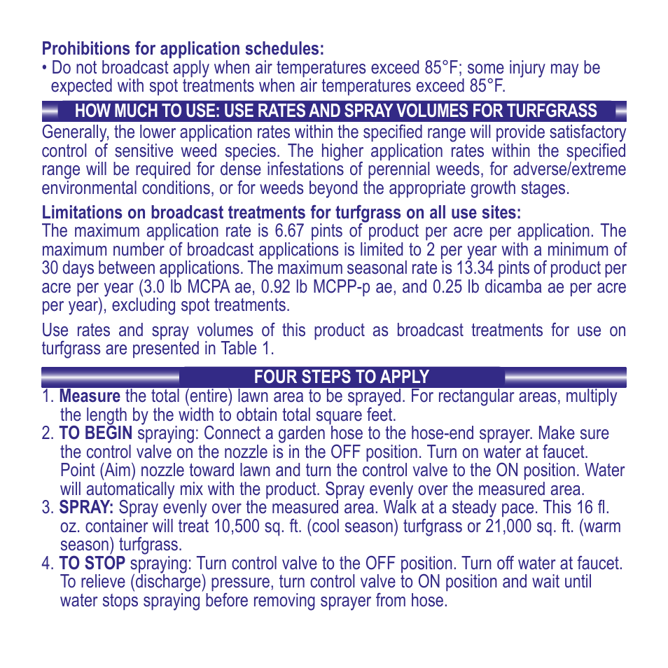 Bonide Weed Beater ULTRA RTS  User Manual | Page 5 / 12