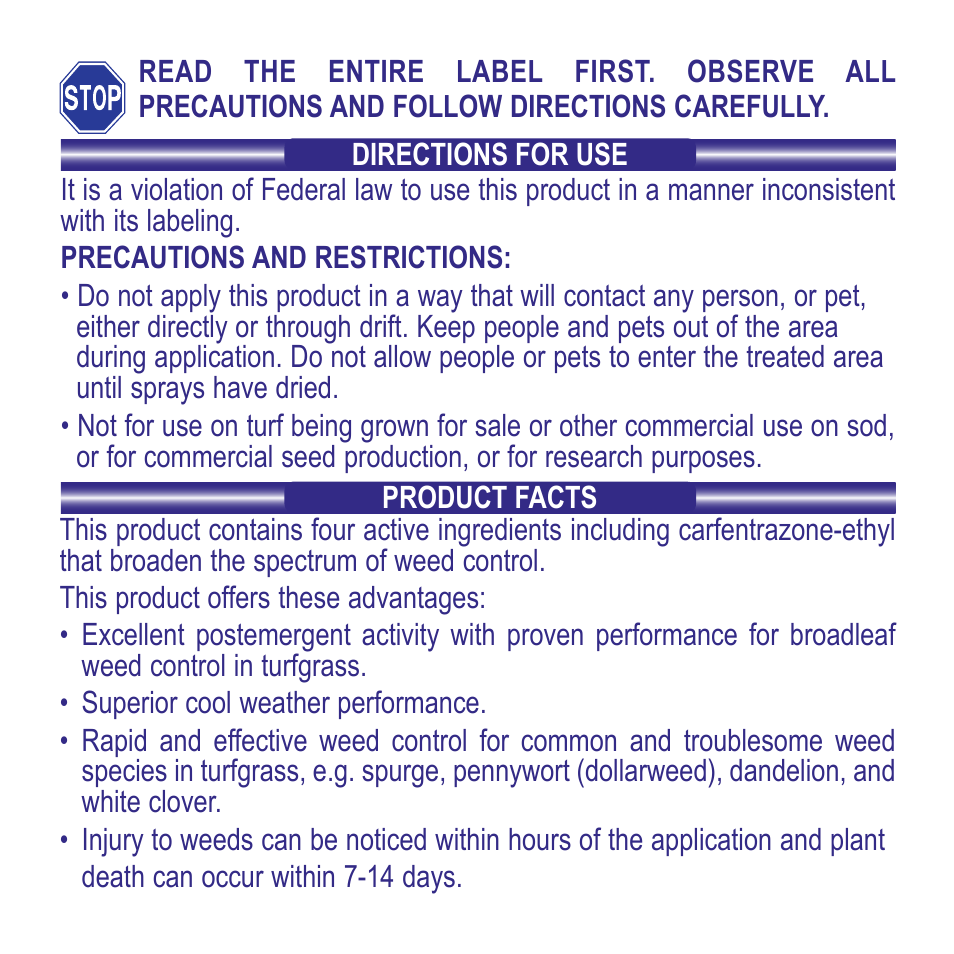 Bonide Weed Beater ULTRA RTU User Manual | Page 2 / 8