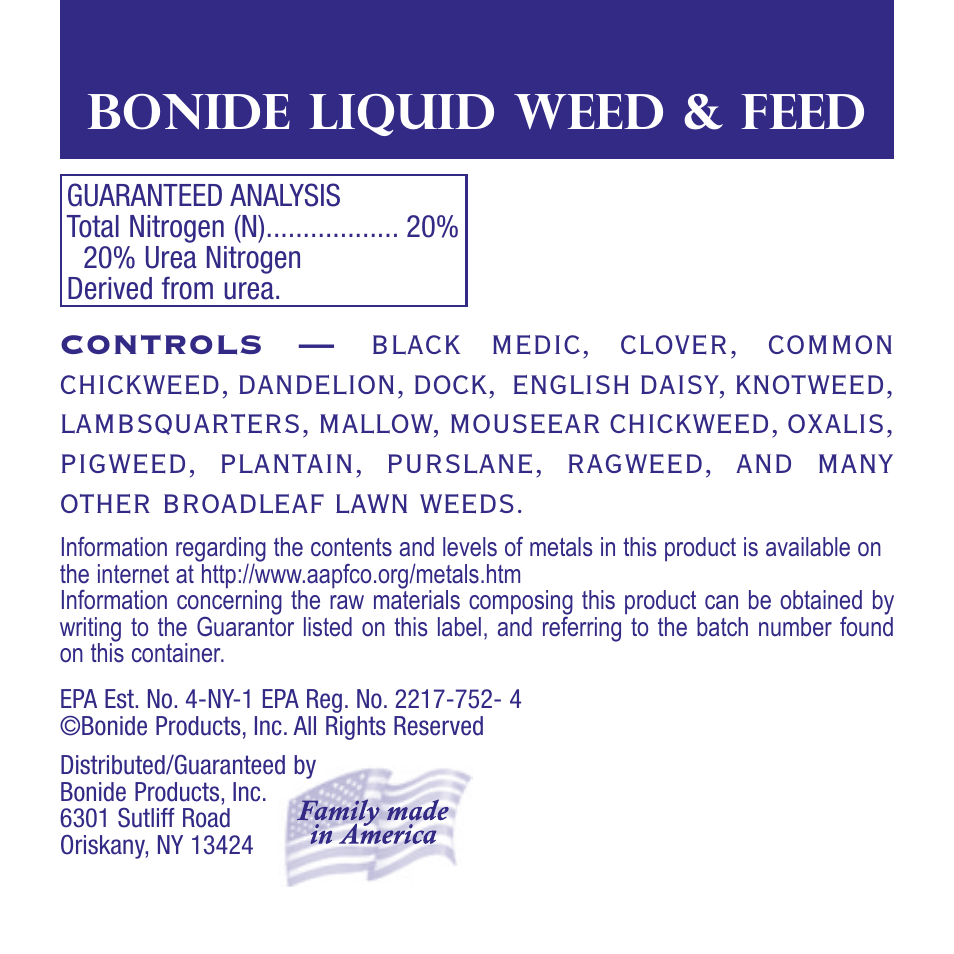 Bonide Weed-N-Feed RTS User Manual | 8 pages