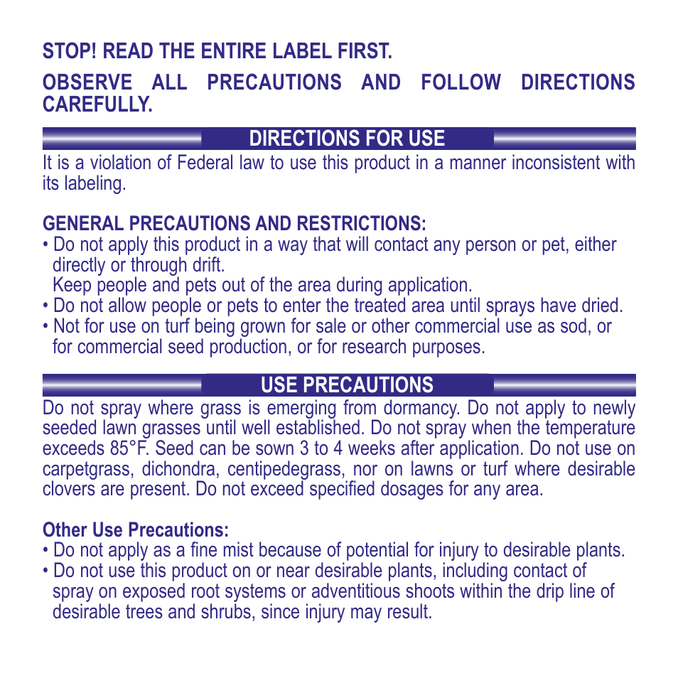 Bonide Weed-N-Feed RTS User Manual | Page 2 / 8