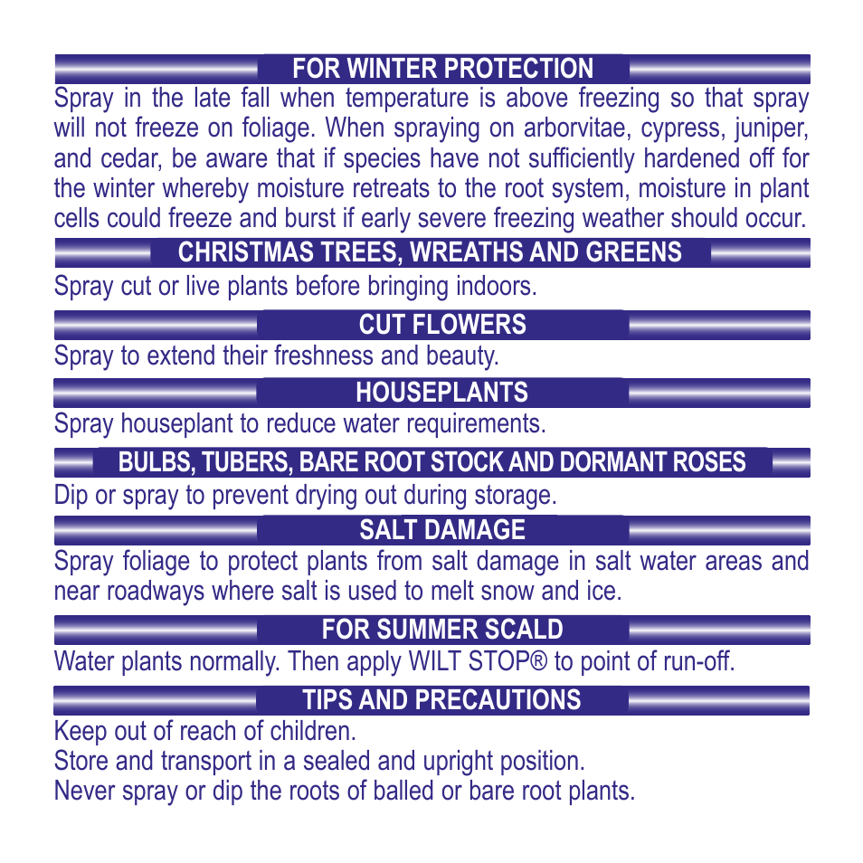 Bonide Wilt Stop Plant Protector RTU User Manual | Page 3 / 4