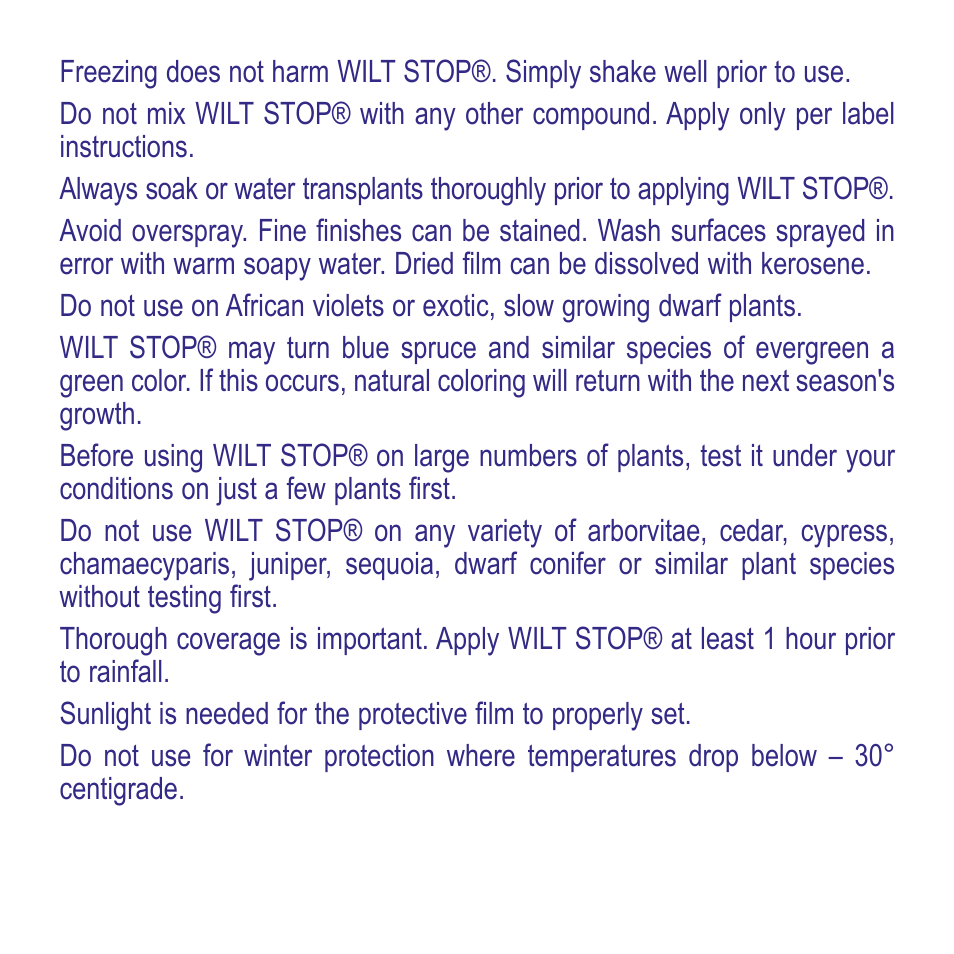 Bonide Wilt Stop Plant Protector RTU User Manual | Page 4 / 4
