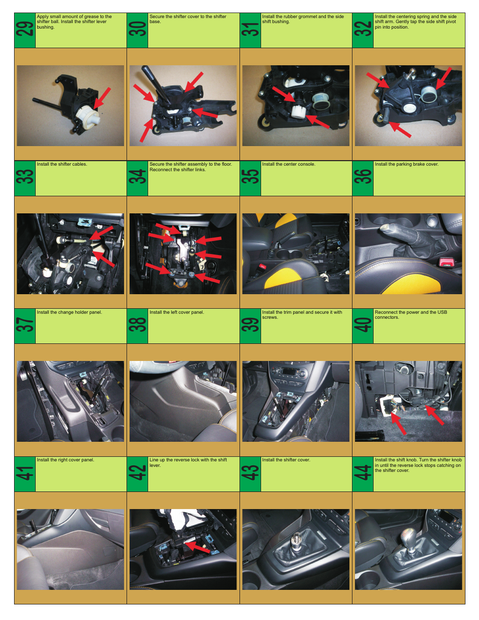 Boomba Racing ST Ford Focus Short throw shifter User Manual | Page 3 / 3
