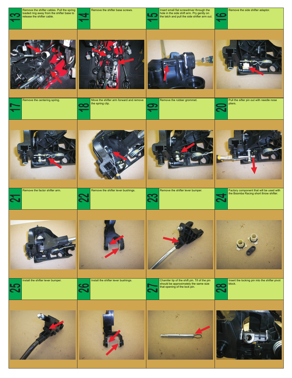 Boomba Racing Ford Fiesta ST Short Throw Shifter User Manual | Page 2 / 3
