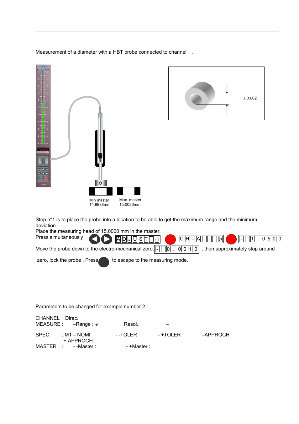 Pc-2200 | Bowers Group Advanced Electronic/Air Column PC-2200 User Manual | Page 14 / 33