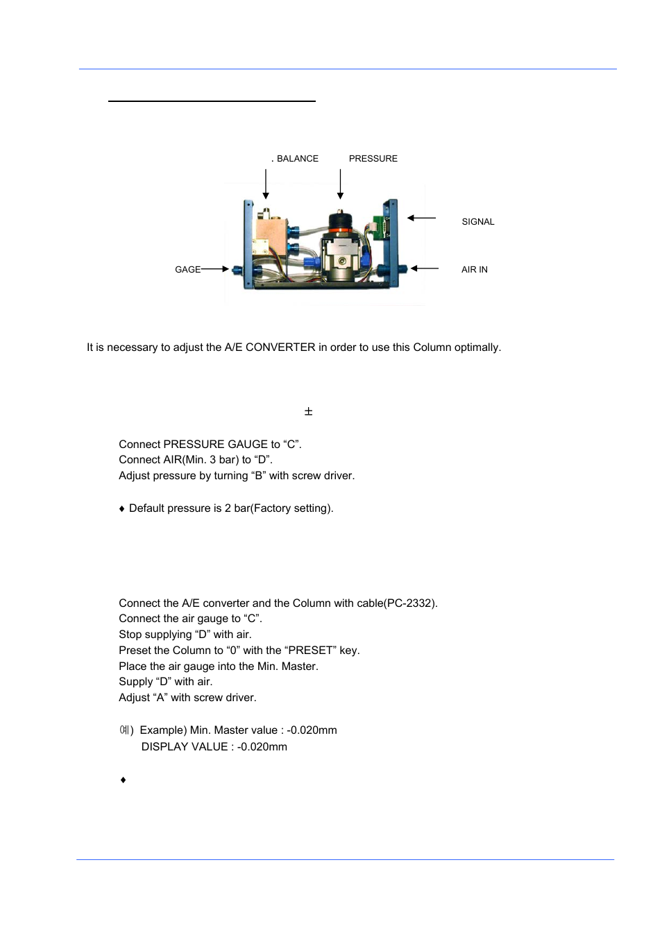 Pc-2200 | Bowers Group Advanced Electronic/Air Column PC-2200 User Manual | Page 27 / 33