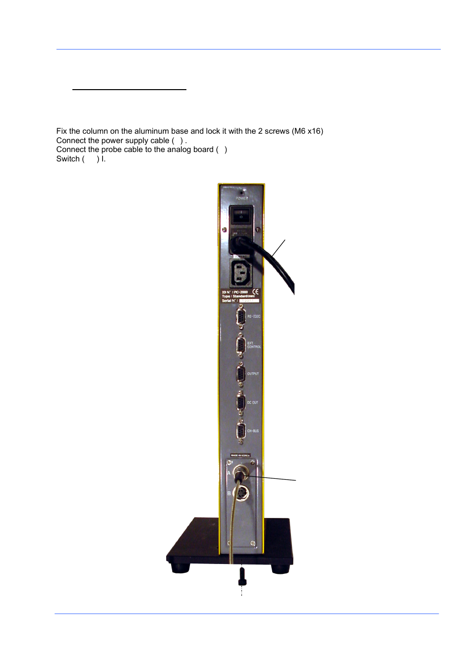 Bowers Group Advanced Electronic/Air Column PC-2200 User Manual | Page 9 / 33