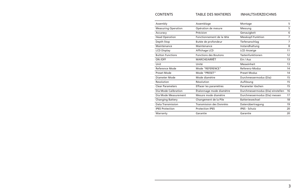 Bowers Group MicroGauge 2 Point Bore Gauge User Manual | Page 2 / 13