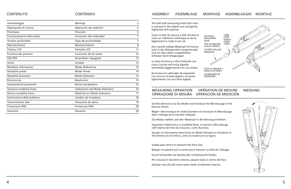 Bowers Group MicroGauge 2 Point Bore Gauge User Manual | Page 3 / 13