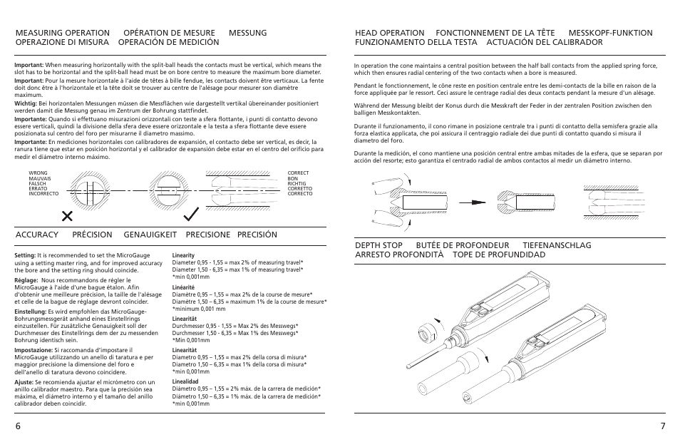 Bowers Group MicroGauge 2 Point Bore Gauge User Manual | Page 4 / 13